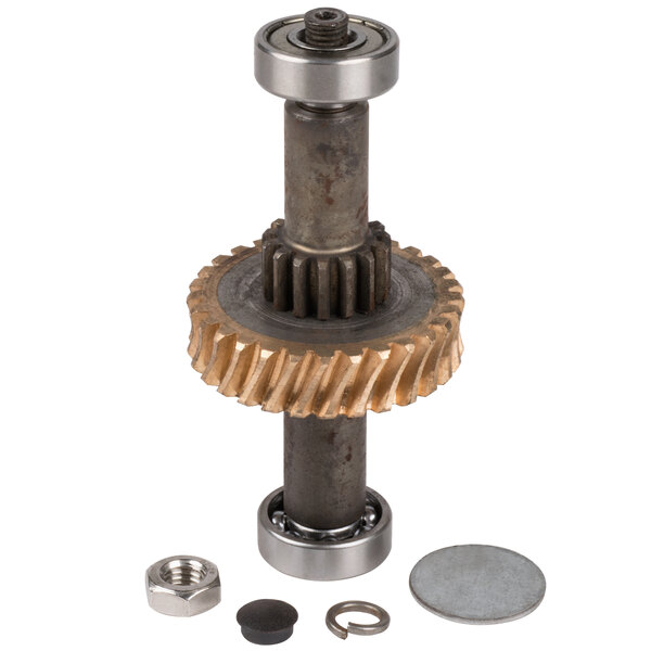 An Avantco worm gear assembly with a screw and nut.