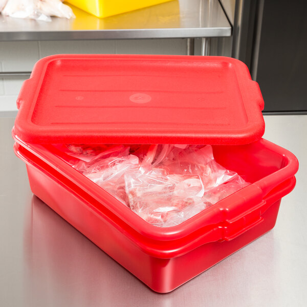 Vollrath 1501C02 Food Storage Drain Box Set with Recessed Lid Traex