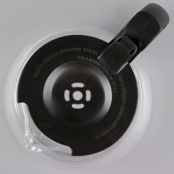 Proctor Silex 88185Y Glass 12 Cup Replacement Carafe with Black Handle