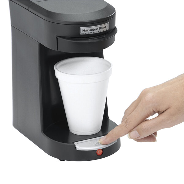 Hamilton Beach HDC200B Black Single Serving Pod Coffee Maker 120V, 500W