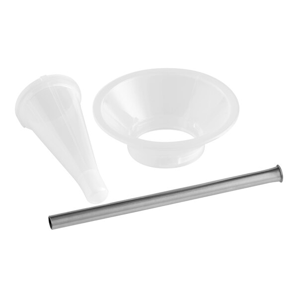 Westmark Size 8 Sausage Funnel Attachment For Meat Grinders - White Plastic