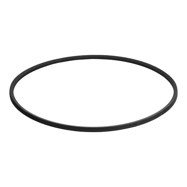A black motor belt designed for Avantco MX60 series mixers.