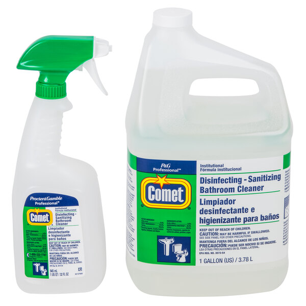Procter & Gamble 22570 1 gallon / 128 oz. Comet Disinfecting-Sanitizing Bathroom Cleaner - 3/Case