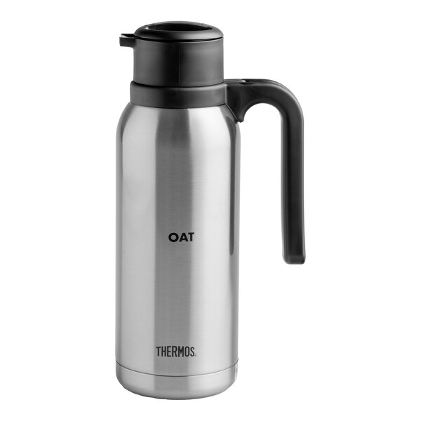 Thermos 32 oz. "Oat" Stainless Steel Vacuum-Insulated Carafe by Arc  Cardinal TGB10SCOT6ARCA