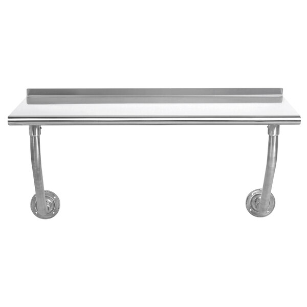 Advance Tabco FSS-W-244 24" x 48" Stainless Steel Wall Mounted Table