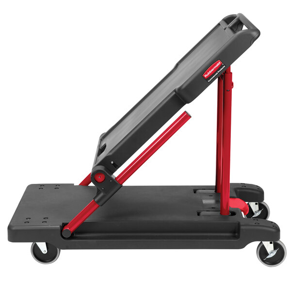 Rubbermaid FG430000BLA Black Convertible Utility Cart