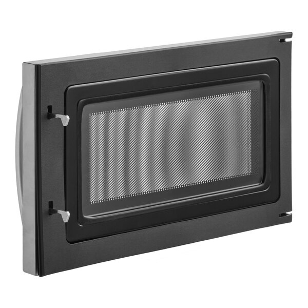 A replacement door assembly for Solwave commercial microwaves.