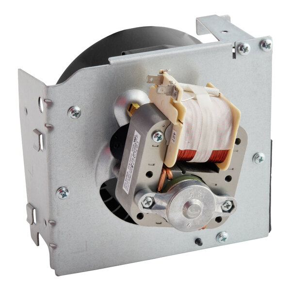 A left fan assembly for commercial microwaves.