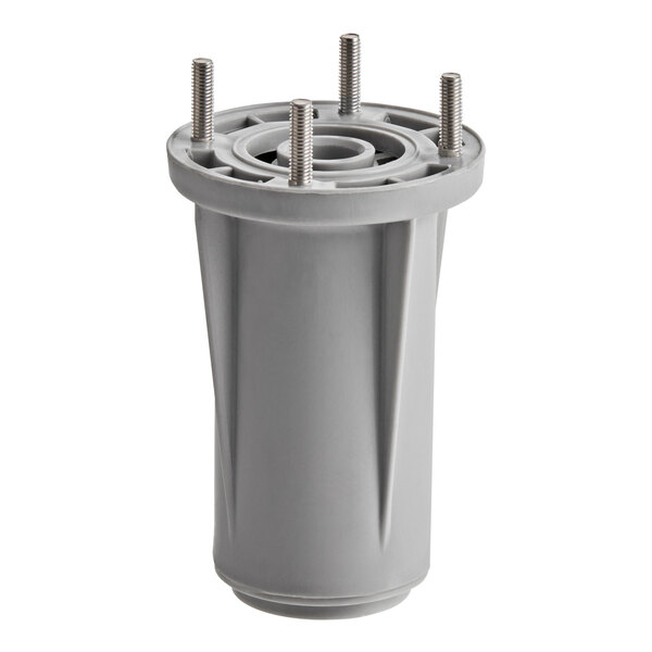 A gray lower spray arm support with four metal studs designed for Noble Warewashing HTGW dishwashers.