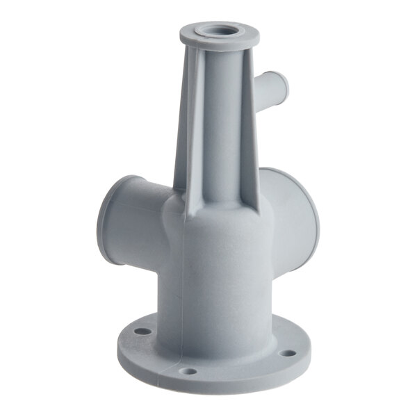 A gray plastic square basket bushing designed for Noble Warewashing HTGW dishwashers.