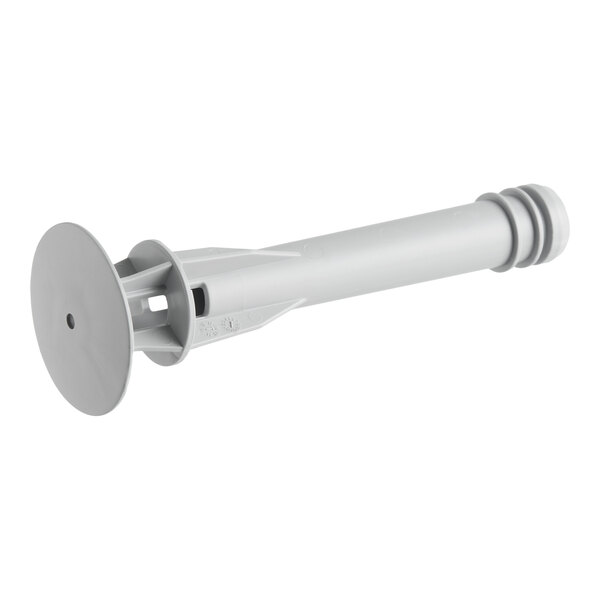 A gray plastic spillway component for a Noble Warewashing HTGW dishwasher.