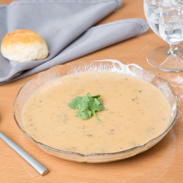 Arcoroc J0226 15 Oz Fleur Glass Soup Deep Salad Plate Bowl By Arc Cardinal 6 Pack