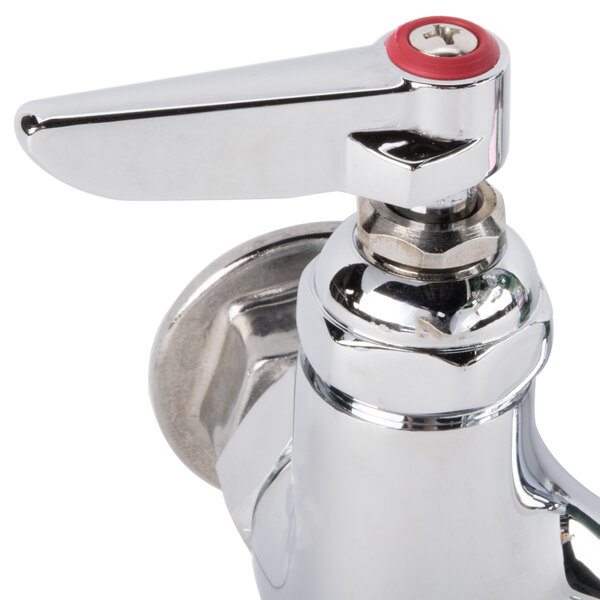 T&S B0665BSTP963 Wall Mount Polished Chrome Service Sink Faucet with