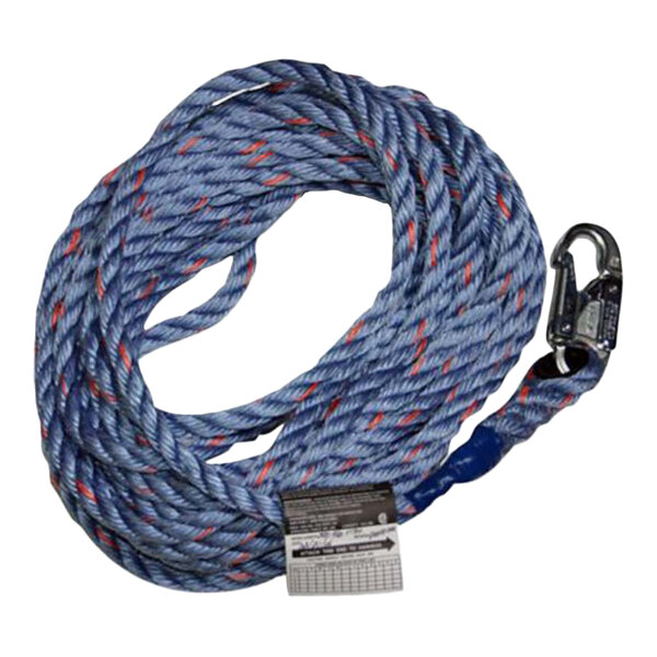Honeywell Miller 25' Vertical Rope Lifeline with Locking Snap Hook
