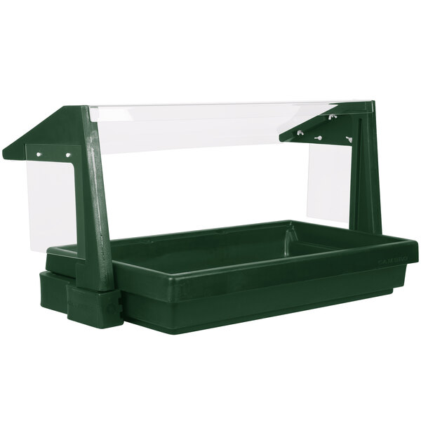 Cambro BBR720519 74" x 24" x 25" Green Buffet / Salad Bar with Sneeze Guard