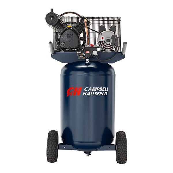 Campbell Hausfeld 30 Gallon 2-Stage Portable Vertical Cast Iron Air ...