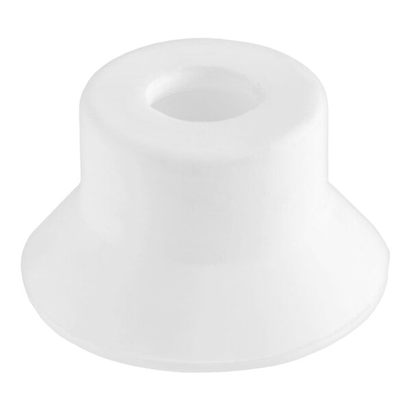 A white auger blade seal for 1.6 and 2.6 gallon granita or slushy machines.