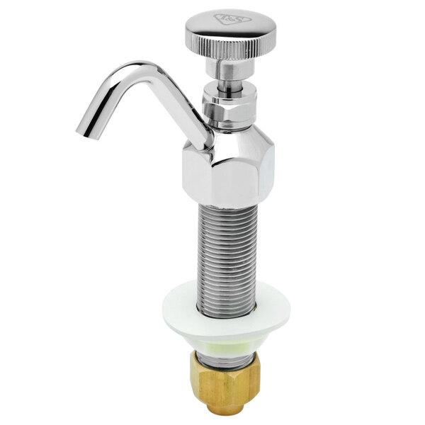 T&S B-2282-F20 0.4 GPM Flow Control Dipperwell Faucet with Flow Tower