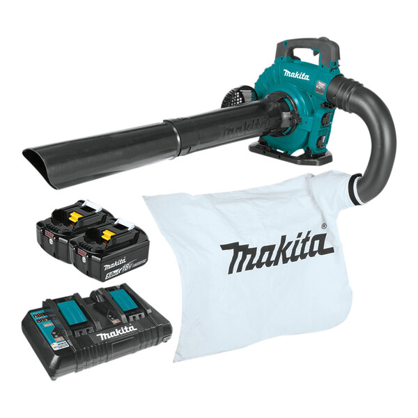Makita XBU02PT1 36V (18V X2) LXT® Brushless Blower Kit with 4 Batteries (5.0Ah