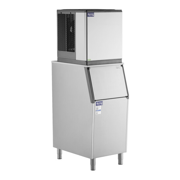 Diamond EMC-F-422-A 22" Air-Cooled Modular Full Cube Ice Machine with 400 lb. Storage Bin - 423 lb., 115V