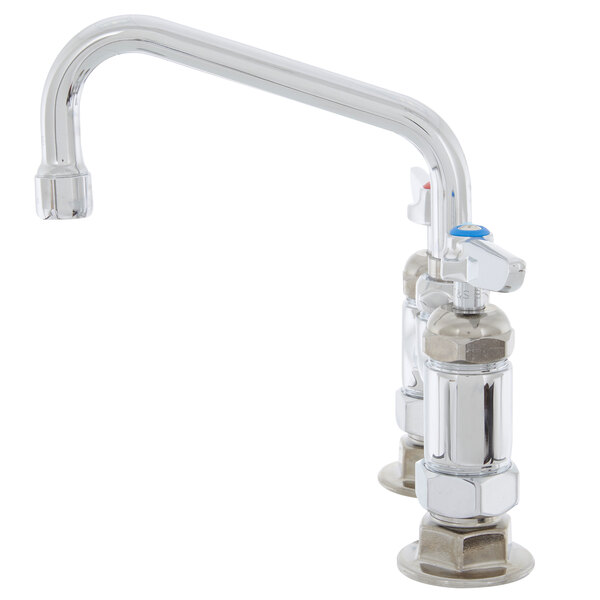 T&S B2283CR Deck Mount Sink Faucet with 4" Adjustable Centers, 6