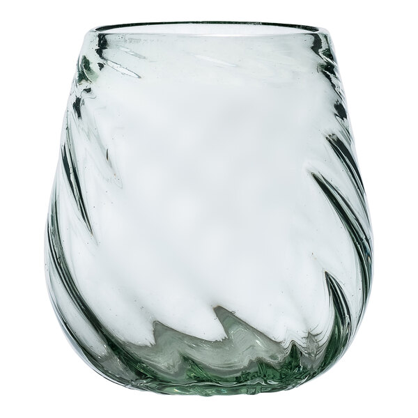 12 oz insulated drinking glasses 12oz CASE (4/6/21 UNITS) Stemless Wine Glass Tumbler with Lid Stainle