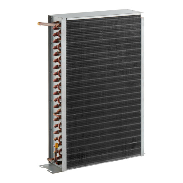 A metal condenser unit designed for use with Avantco EMC-F-422-A and EMC-H-422-A ice machines.