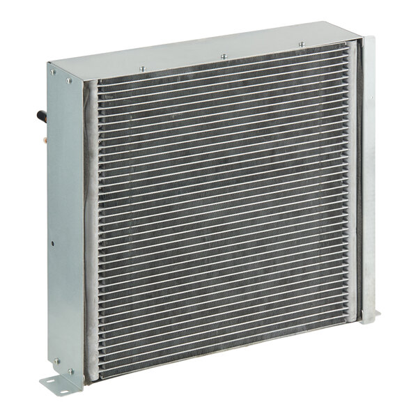 A metal condenser unit designed for use with Avantco EMC-F-530-A and EMC-H-530-A ice machines.