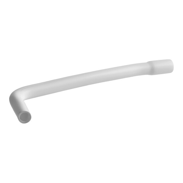A white drain tube designed for Avantco Ice EMC-F-530-A and EMC-H-530-A models.
