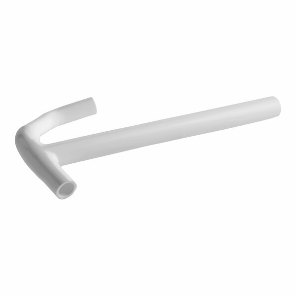 A white drain tube designed for select Avantco Ice Diamond ice machines.