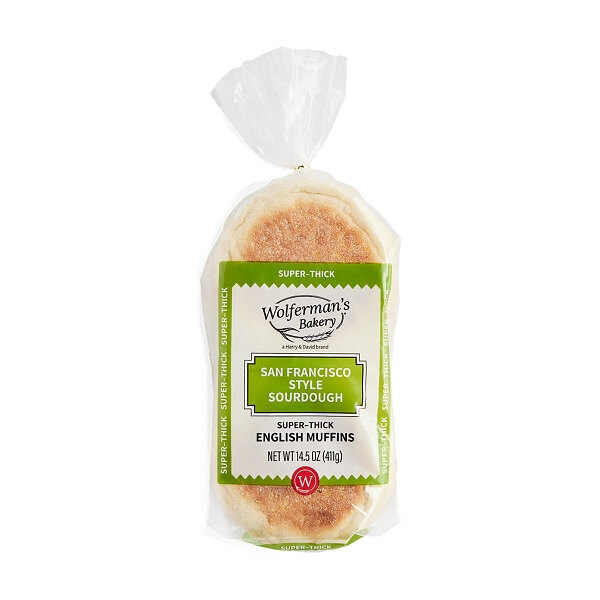 Wolferman's Bakery San Francisco-Style Sourdough Super-Thick English ...
