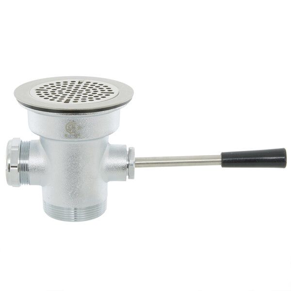 T&S B-3960-XS Waste Drain Valve with Lever Handle and 3" Sink Opening