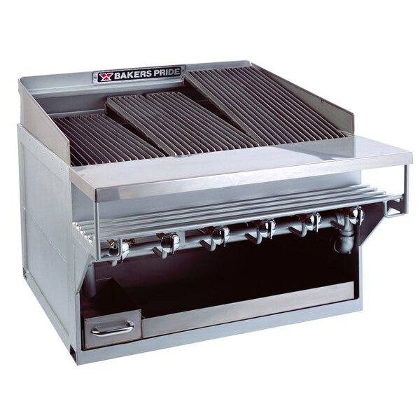 Bakers Pride CH-12 Liquid Propane 65" 12 Burner Heavy Duty Radiant Charbroiler - 216,000 BTU