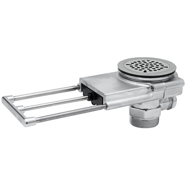 T&S B-3990-3X Modular Waste Drain Valve with Pull Handle, 3" Handle Extension, Adapter, and 3 1/2" Sink Opening