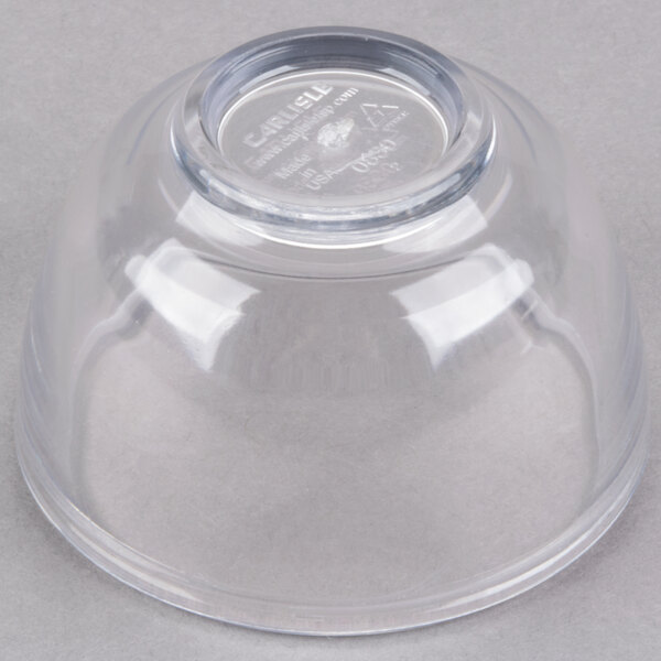 Carlisle 083007 1.1 oz. Clear Round Plastic Souffle Cup 144/Case