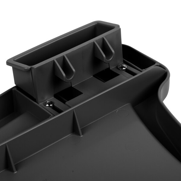 Rubbermaid FG781588BLA Black Restaurant High Chair Tray