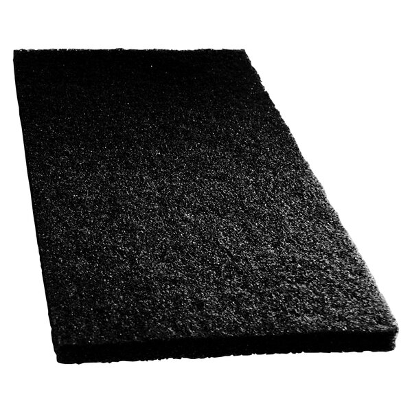 Scrubble by ACS 72-14 14" x 20" Black Stripping Floor Pad - Type 72 - 5/Case