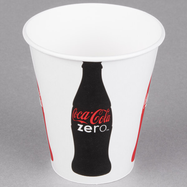 Solo RP2SCB-K1038 Coke® 12 oz. Poly Paper Cold Cup - 2000/Case