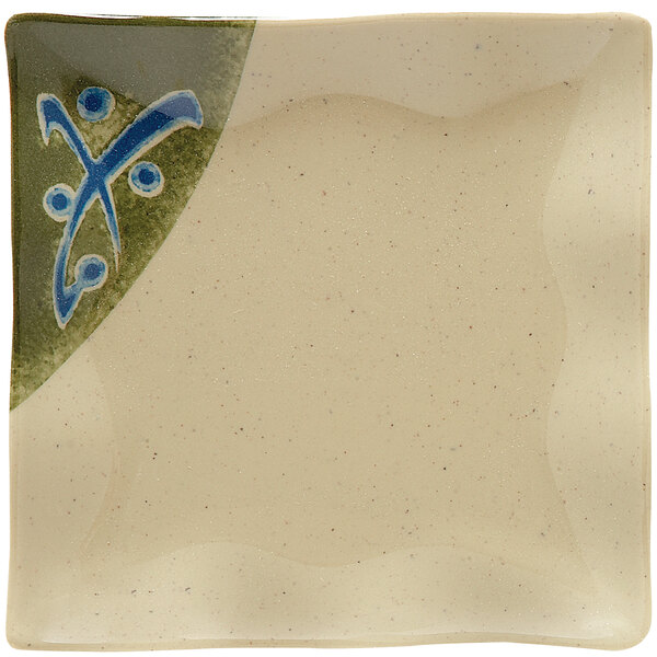GET 252-10-TD Japanese Traditional 4" Square Dish - 24/Case