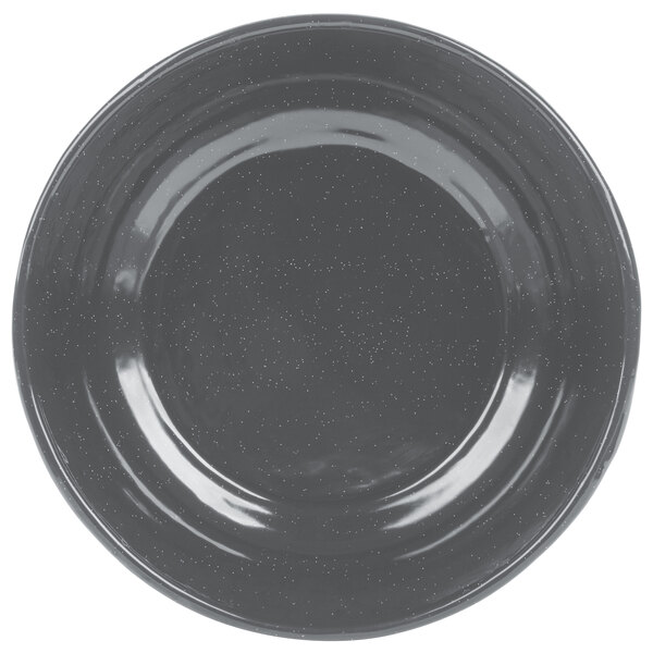 Tablecraft CW3180GR 6.75 Qt. Granite Cast Aluminum Fruit Bowl