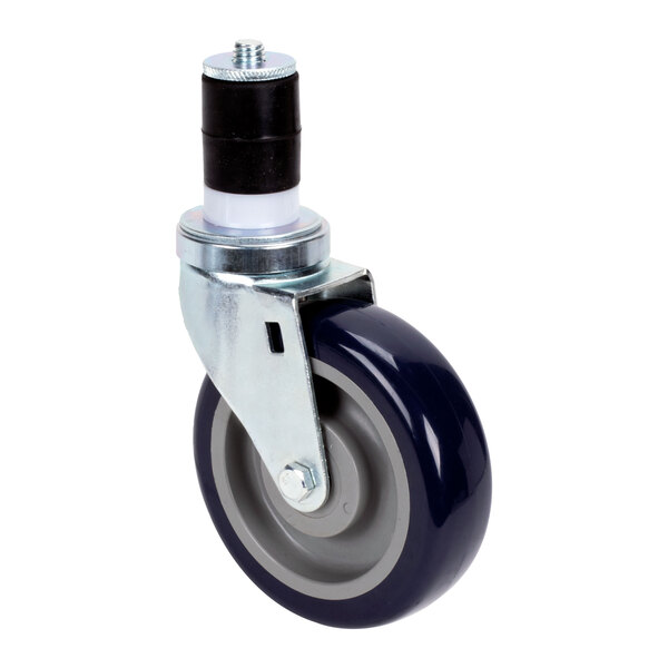 Eagle Group CAH6SB Equivalent 5" Zinc Swivel Stem Work Table Casters