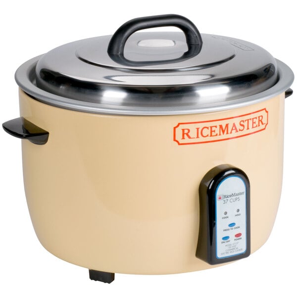Town 57137 74 Cup (37 Cup Raw) Electric Rice Cooker / Warmer - 120V, 1800W