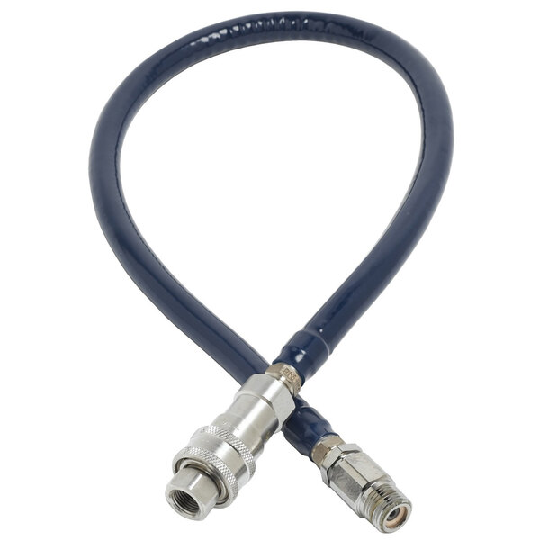 T&S HW-4B-60 60" Safe-T-Link 3/8" x 60" Water Appliance Hose with Quick Disconnect