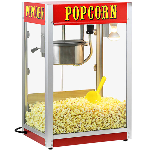 Commercial Popcorn Machine Also used in Home; Party; Movie Theater Style 4 oz. Ounce Antique 300 Watts Big Grande Size 5 Core-POP-850