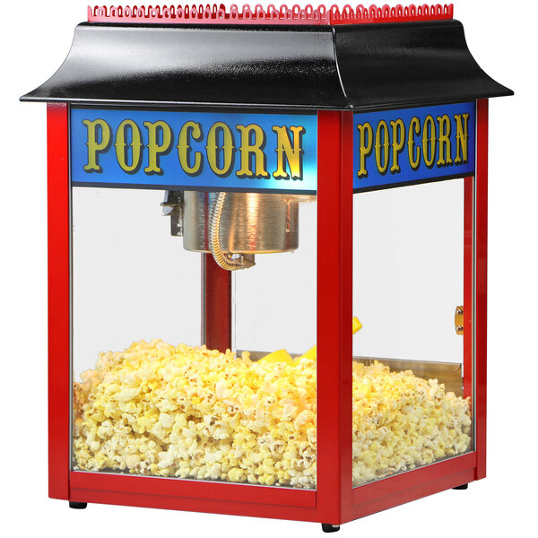 Paragon Theater Pop - Máquina de palomitas de maíz de 4 onzas, color rojo