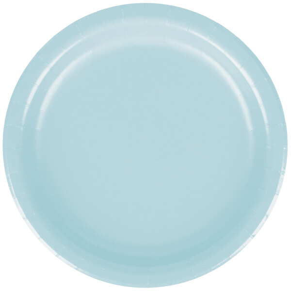 Creative Converting 79157B 7" Pastel Blue Paper Plate 240/Case