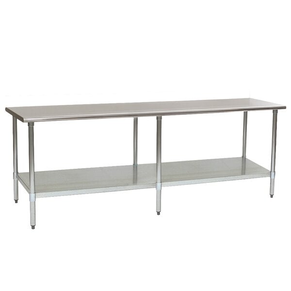 Eagle Group T3696SB 36" x 96" Stainless Steel Work Table with Undershelf