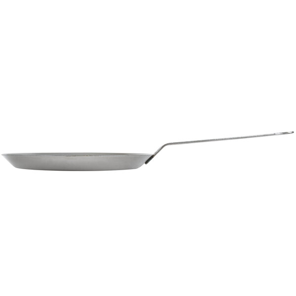 Matfer Bourgeat 062034 9 1/2" Heavy Duty Polished Black Steel Crepe Pan