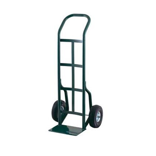 Harper 30T64 Continuous Handle 800 lb. Steel Hand Truck with 10" x 2 1/2" Solid Rubber Wheels