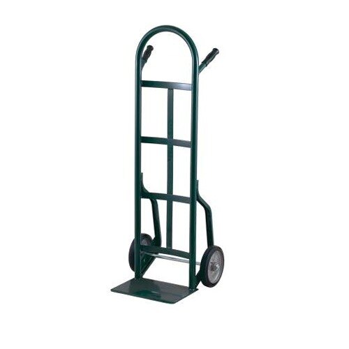Harper 800 lb. Continuous Dual Pin Handle Steel Hand Truck with 6" x 2" Mold-On Rubber Wheels 40T63